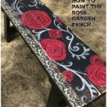 I love the red roses! This tutorial shows you step by step how to hand-paint the roses and decoupage the bench. It's an amazing look for someone who likes colorful furniture. And this diy bench tutorial tells you how to do it! by Girls Build Club