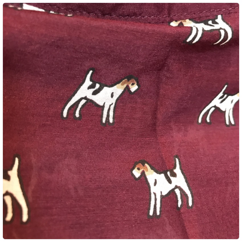 This J.Crew shirt was the inspiration for the Painted Horses Bench.