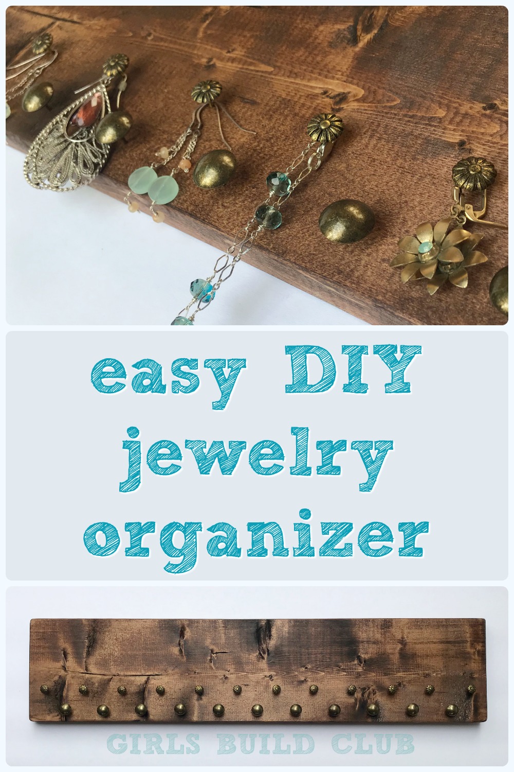 Make a Jewelry Organizer in Minutes for less than $5 - Angie Holden The  Country Chic Cottage