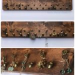 All you need for this easy jewelry display board is a piece of scrap wood and some furniture upholstery nails. It's fast, cheap, and easy -the best kind of DIY project!