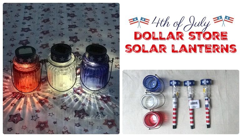 4th of July Solar Lanterns – Dollar Store DIY