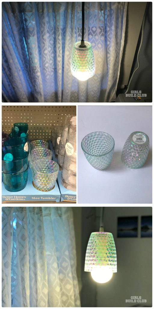 Are you brave enough to make a pendant lamp from a Walmart cup? Click through to see how I did it!