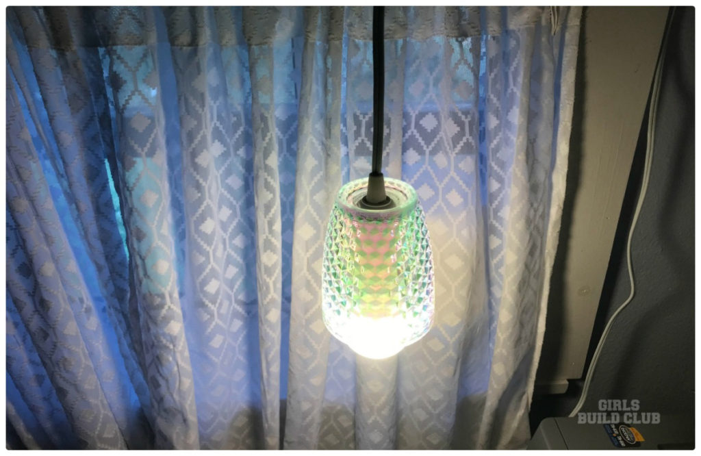 Can you tell the light it's made from a cup? Click through to see how I did it.