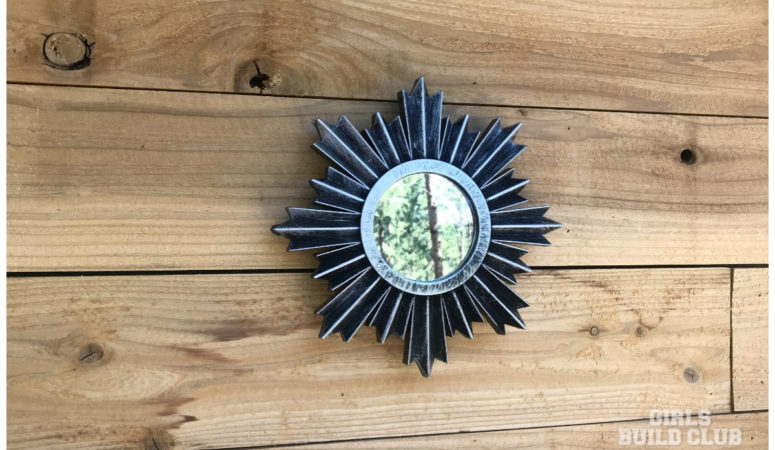 Secret stash mirror - a dollar store diy project. It's both home decor and a secret hiding place for your cash or valuables. Click through to see how I made this!