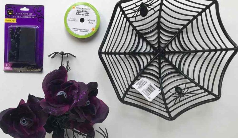 DIY Halloween Wreath – A Dollar Store Decor Project