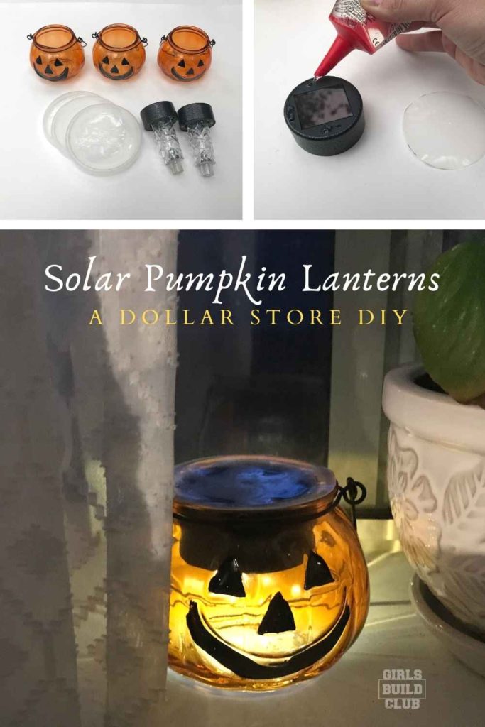 Pumpkin Solar Lights Lanterns DIY!