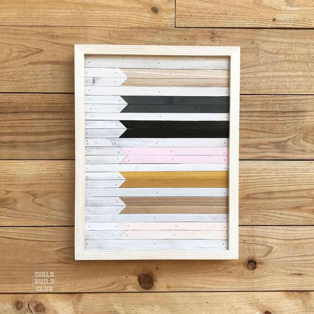 Easy Wood Mosaic DIY