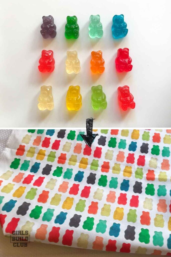 gummy bear fabric