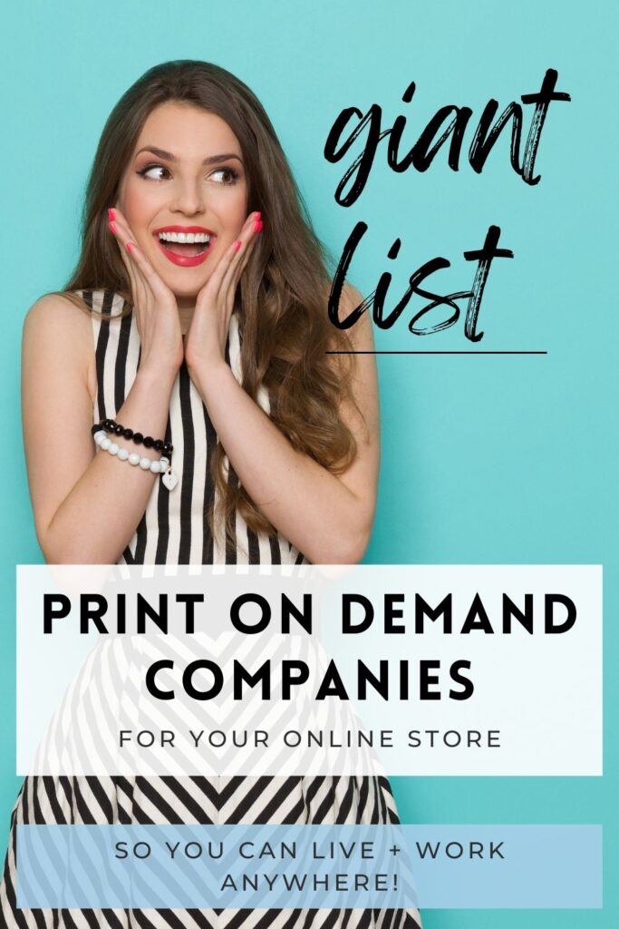 Giant list of companies who print your design on their product - print on demand!