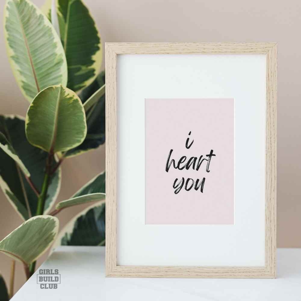 Frame your Valentine's Day Art